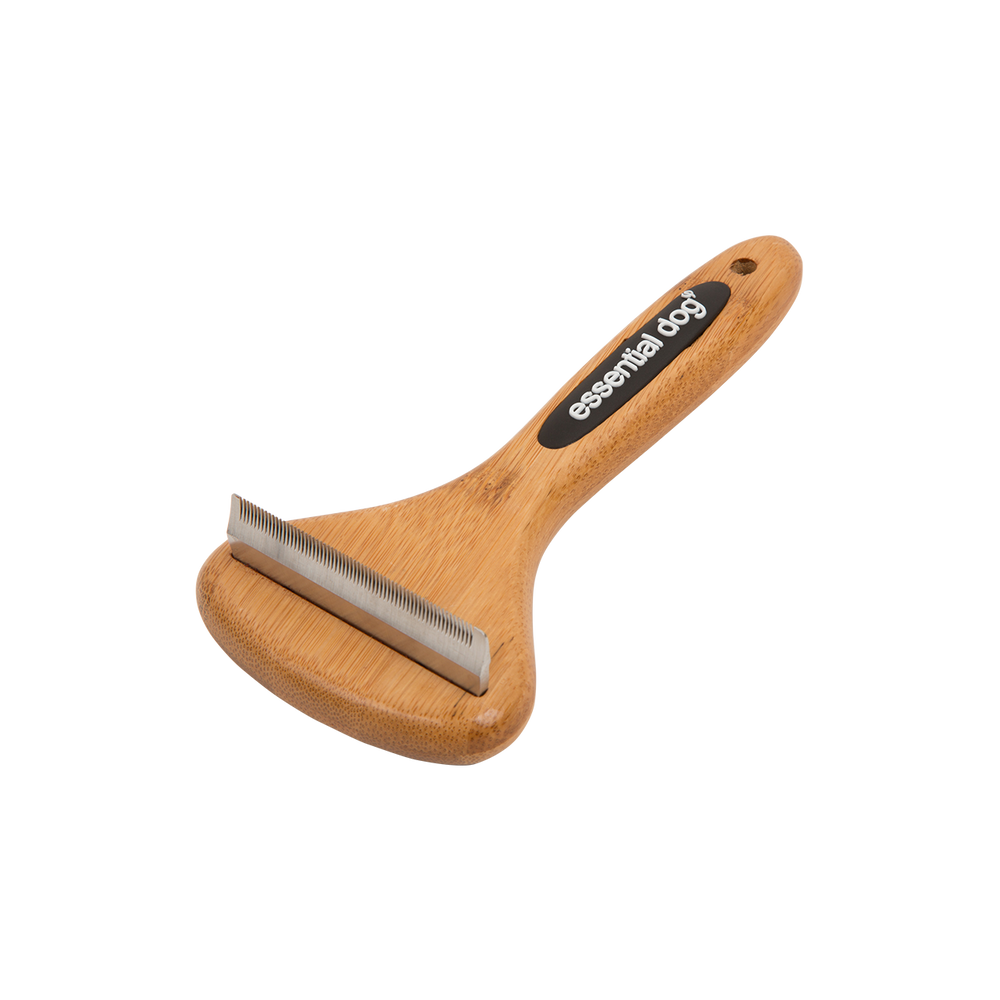 Natural Bamboo Deshedding Tool: Dogs & Cats