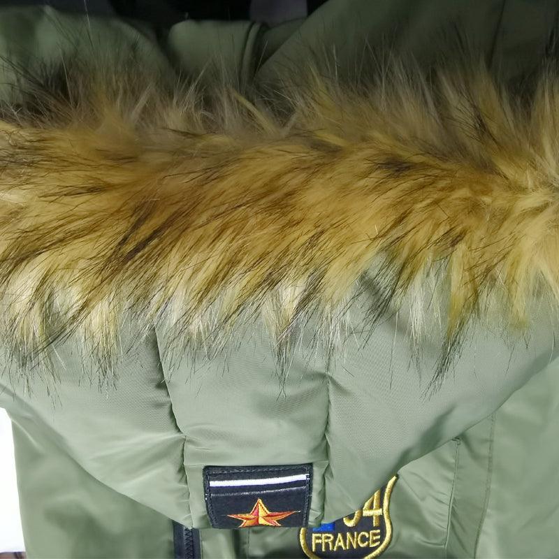 Cozy Canine Cotton Jacket: Stylish And Warm Winter Wear For Large Dogs